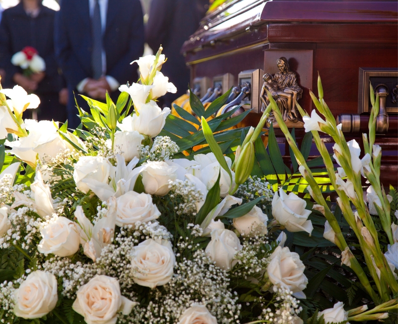 significado de las flores en los funerales